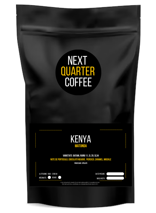 Cafea boabe, Matunda (Kenya) 500 g - Next Quarter Coffee | Cafea de specialitate | Transport Gratuit